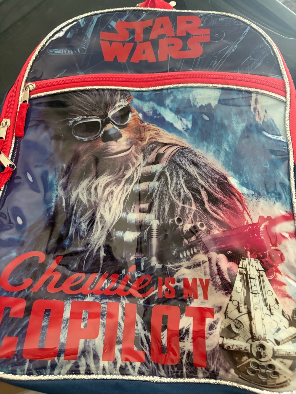 Star Wars Chewbacca Graphic Backpack - Red, Blue